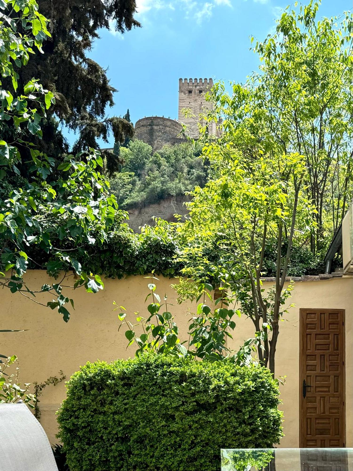 Ferienwohnung Casa Junto A La Alhambra Con Vistas Y Jardin Privado Granada Exterior foto